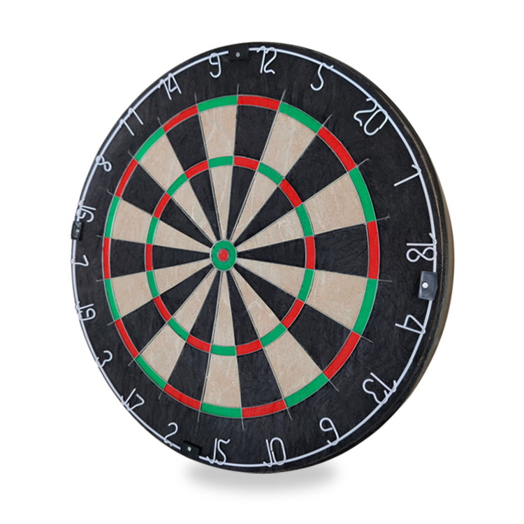 Blade Bristle Dartboard with Staple-Free Bullseye for Higher Scores and Fewer Bounce-Outs