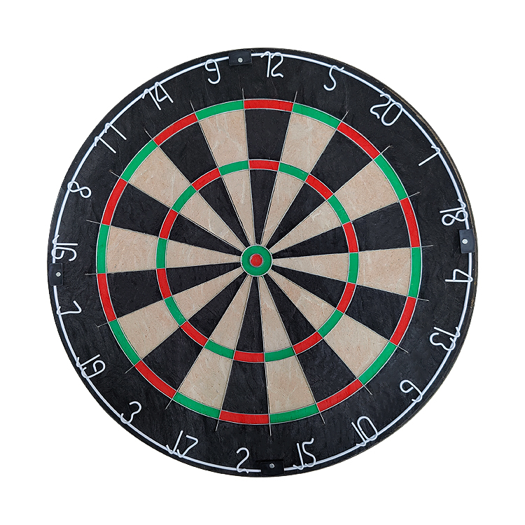 Blade Bristle Dartboard with Staple-Free Bullseye for Higher Scores and Fewer Bounce-Outs