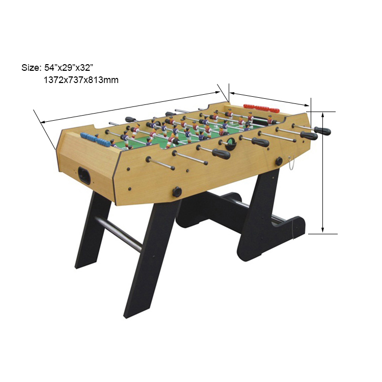 Classic high quality foosball table with folding legs for sale