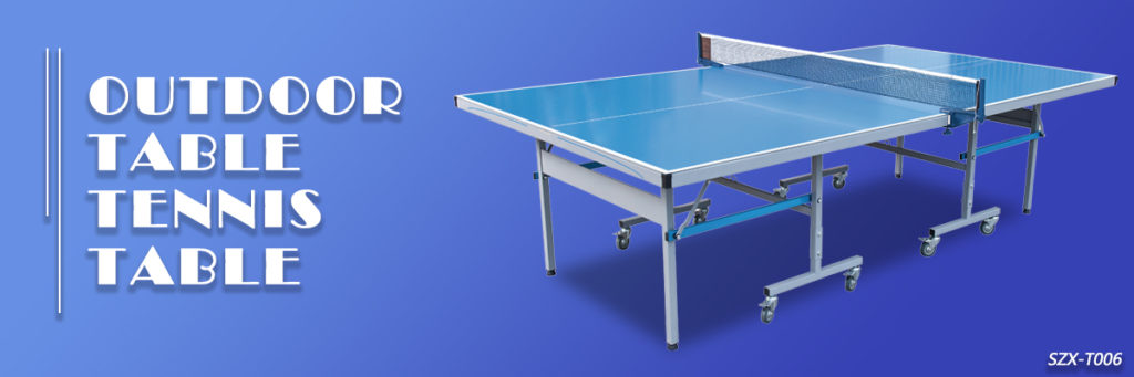 SZX 9FT Outdoor folding waterproof pingpong table tennis table for sale china