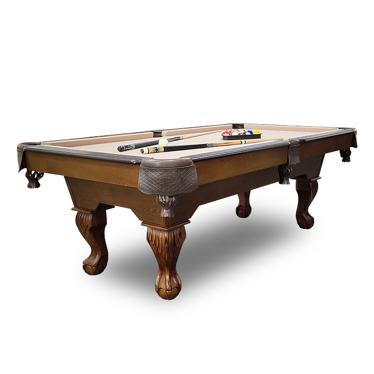 SZX Beautiful Carved Wooden 89 Billiard Pool table used indoors