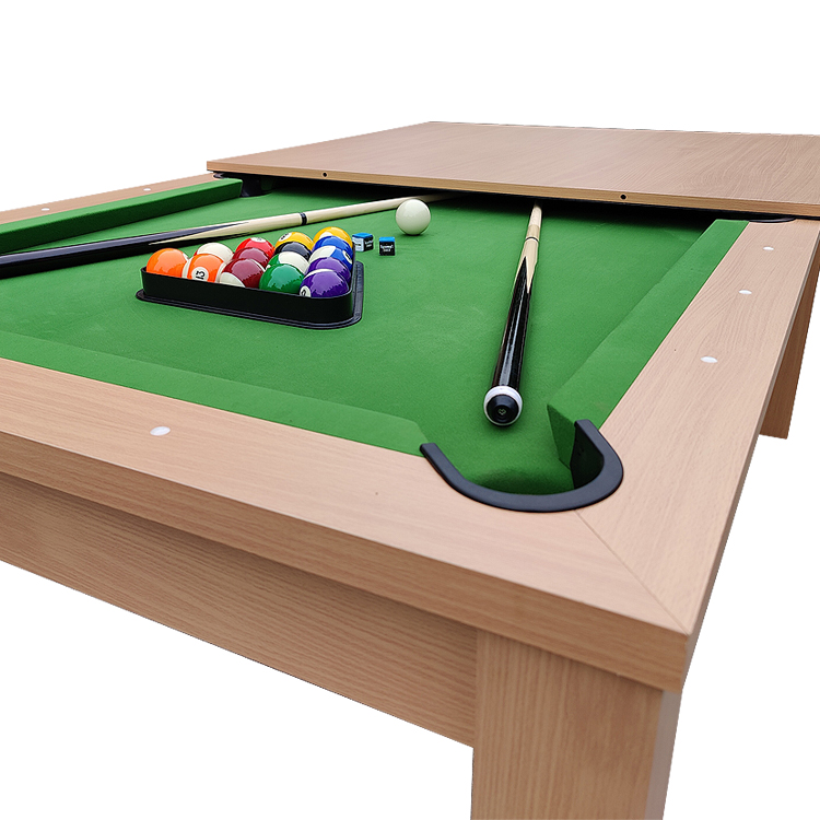 SZX Home & Entertainment 2 IN 1 Restaurant Pool billiard table with dining table 7 feet for sale