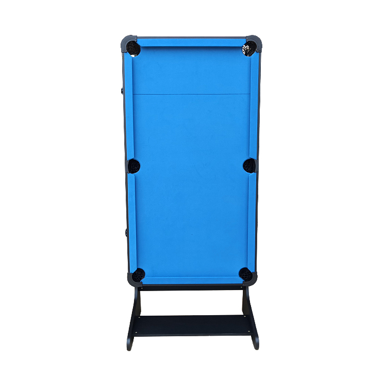 SZX Hot sale mini pool table, cheap indoor 5ft and 6ft convenient foldable pool table made in China