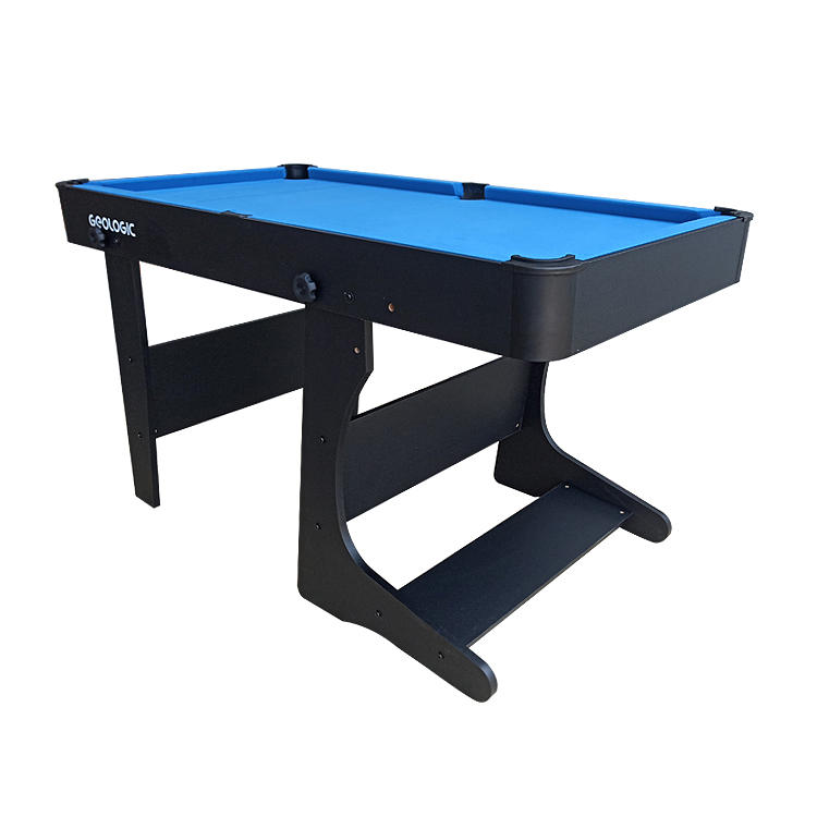 SZX Hot sale mini pool table, cheap indoor 5ft and 6ft convenient foldable pool table made in China