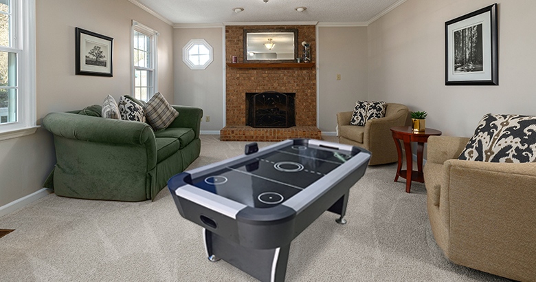 Air hockey table