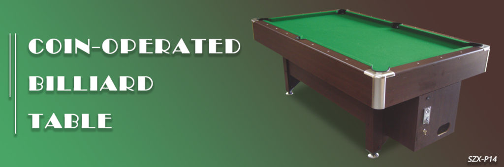 SZX 7ft 8ft 9ft coin operated billiard pool table
