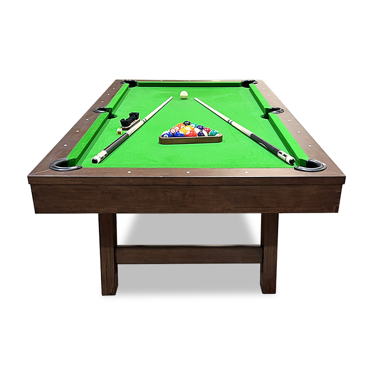87 Inch Solid Wood Slate Snooker Billiard Table Pool Table With Whole Set Accessories