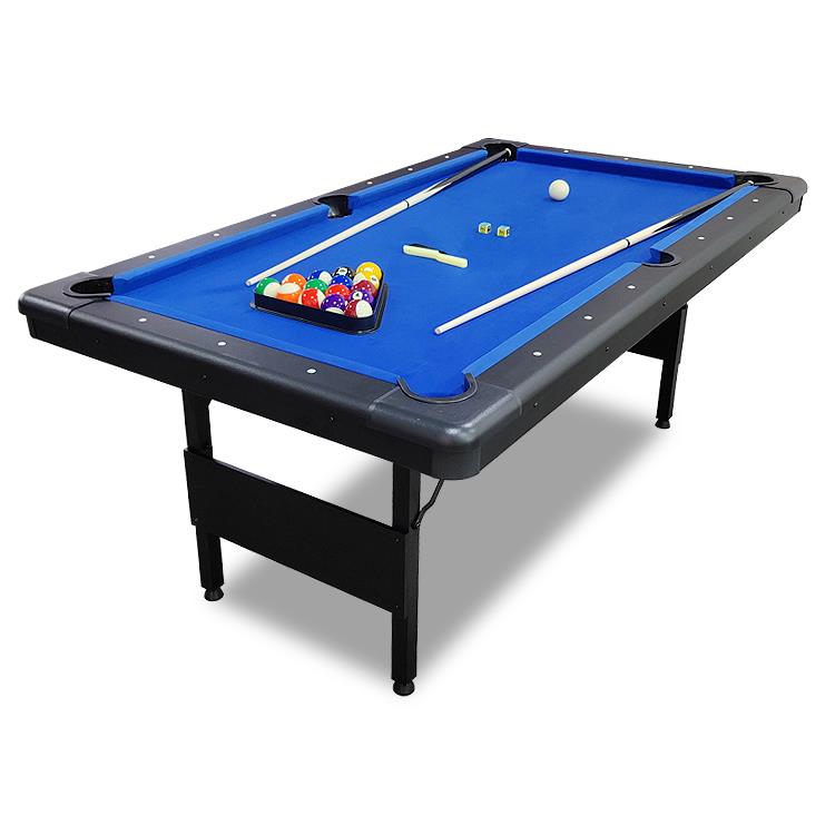6ft convenient foldable pool table made in China