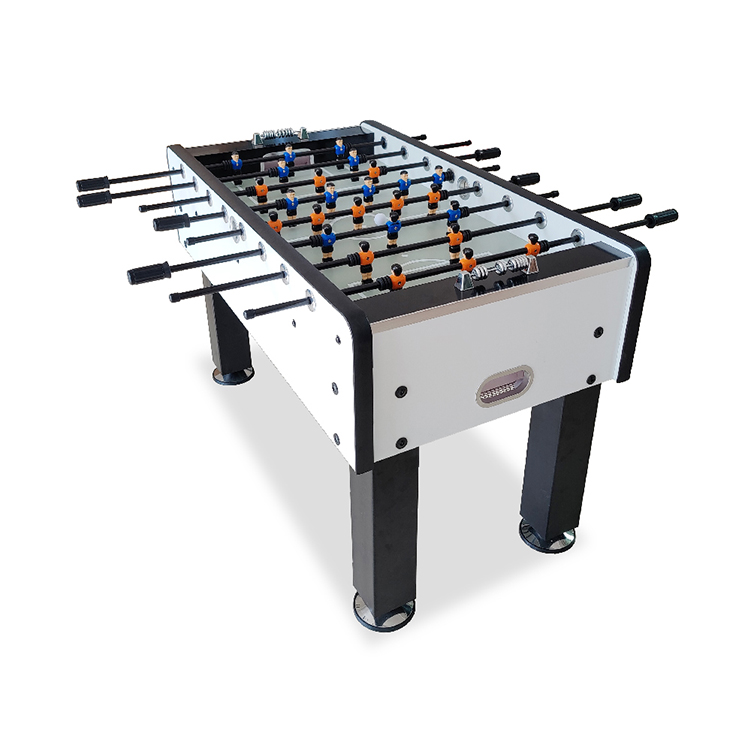 White 5ft Square Ladder Meter Outdoor Foosball Game Table With High Quality Square Iron Feet