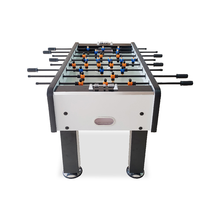 White 5ft Square Ladder Meter Outdoor Foosball Game Table With High Quality Square Iron Feet