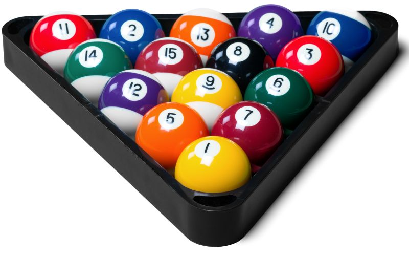 8 ball pool balls set