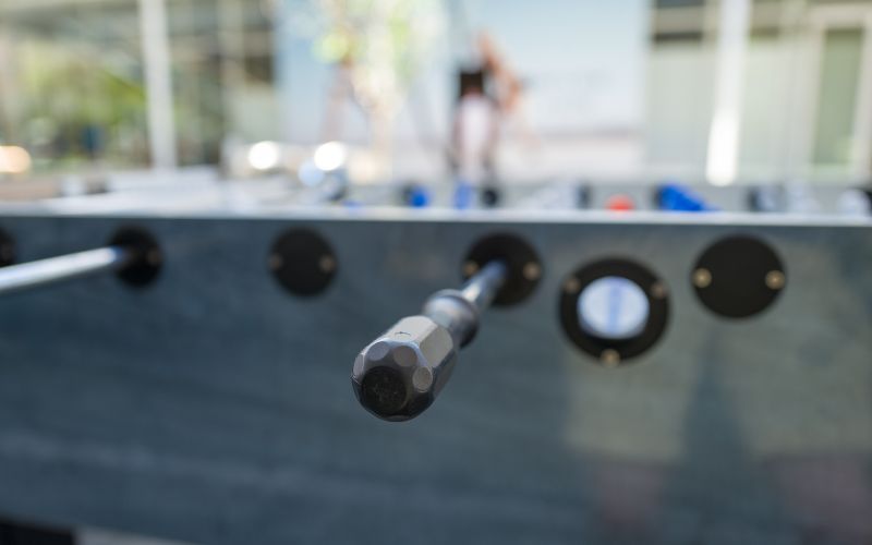 Foosball table grips